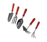 Levemolo Ensemble D'outils de Jardinage 5 Pièces pour Plantation et Entretien, Outils à Main Légers Pelle Multifonctionnelle et Râteau Ergonomique, Usage Extérieur et Jardinage Quotidien