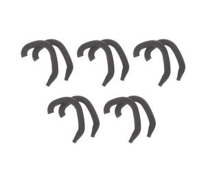 Levemolo Esthétique D'oreilles 5 Paires Réutilisables Noir Léger et Confortable en Silicone pour Auriculaire Infantile pour Bébé