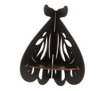 Levemolo Étagère Murale Bois Angle Flottante pour Rangement et Décoration Intérieure Salon Chambre Salle de Bain