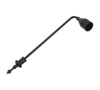 Levemolo Éteignoir à Mèche Vintage en Métal Noir, Long Manche 22,5 Cm, Extincteur à Bougie Sécurisé pour Intérieur, Accessoire D’Extinction Élégant et Pratique pour Bougies Décoratives