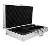Levemolo Étui de Transport Valise de Protection Multi-usage en Alliage D'aluminium Mousse pour Microphone pour Microphone Portable, pour Rangement Extérieur