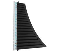 Levemolo Flûte de Pan 18 Tubes en Do Majeur Instrument de Musique Traditionnel en Bois Marron-Rouge Flûte de Pan pour Débutants Pratique et Enseignement Musical Portable et Léger