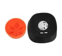 Levemolo Gamelle à Lécher Anti-glouton pour Chiens et Chats, Bol à Alimentation Lente pour Friandises Liquides et Bouillon D'os, Base Stable Anti-basculement, Coloris Noir, Adapté