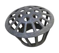 Levemolo Gouttière Fonte avec Crépine Ronde Filtre Maille Fine Protection Anti-bouchage pour Drainage Extérieur Facile à Installer et Résistante Corrosion Couleur Couleur Aléatoire