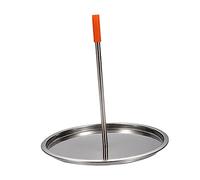 Levemolo Grille De Barbecue en Acier Inoxydable Plaque Amovible pour Poulet Rôti, Support Portable pour Cuisson en Plein Air, Facile à Nettoyer, Usage Camping Et Barbecue Extérieur