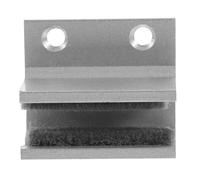 Levemolo Guide de Porte de Alliage Aluminium Solide Butoir Fixe Antirouille pour Porte Coulissante Verre Accessoire pour Rail Inférieur