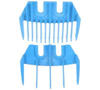 Levemolo Guide de Tonte pour Moutons Électrique Peignes de Positionnement 5 Dents et 13 Dents Bleu, Accessoire de Cisaillement Professionnel Compatible Tondeuse, Protection et Précision