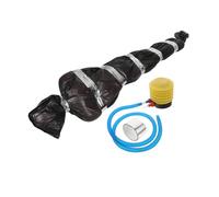 Levemolo Inflatable Dead Corpse Halloween Decoration with Accessories Scary Hanging Prop for Haunted Houses Escape Rooms Outdoor Quick Inflate Easy Setup Creepy Atmosphere