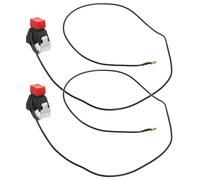 Levemolo Instruments pour moto 2 temps 47/49 cm³ lot de 2 coupe-circuits avec bouton d'arrêt pour mini bike guidon 22 mm usage en terrains difficiles