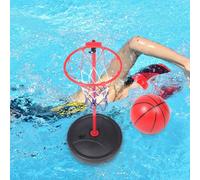 Levemolo Jeu de Piscine Panier de Basket Flottant Détachable Cadre pour Piscine Intérieure et Extérieure Divertissement Estival pour Toute la Famille