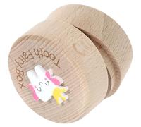Levemolo Jolie Boîte à Dents pour Garçon et Filles en Bois Grand Espace de Rangement, Design Sculpté Délicat, Coffret Naissance pour Souvenirs et Présents