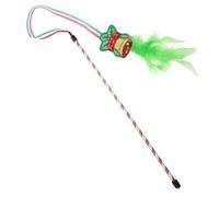 Levemolo Jouet pour Chat Bird Chase : Baguette Interactive À Plumes Et À Long Manche pour Chatons, Idéale pour Jouer À L'intérieur Et Divertir Les Chats