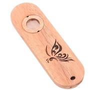 Levemolo Kazoo en Bois pour Débutants Instrument de Musique à Vent Compact et Léger Petit Kazoo Musical pour Accompagnement Guitare et Ukulélé Instrument à Bouche Solide pour Scène et