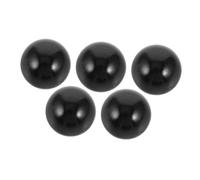 Levemolo Kit de 5 Billes de Flipper en Plastique Noir Accessoires pour Flippers Billes de Rechange pour Jeux D’Arcade Vitesse de Rapide Pièces pour Jouets et Jeux D’Adresse