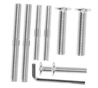 Levemolo Kit de Boulons Filetés Double Extrémité avec Clé pour Poteaux Griffoir Chat Résistance Durable et Installation Facile