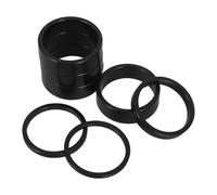 Levemolo Kit D'entretoises de Potence pour Vélo de Route en Alliage D'aluminium Léger, Diamètre Précis 28,6 Mm, Design Empilable 7 Pièces pour Fourche de VTT