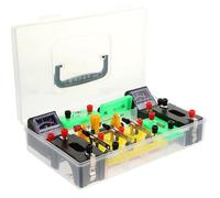 Levemolo Kit Expérimental D’électricité Pédagogique pour Collège, Équipement Scientifique Complet Accessoires Colorés Aléatoires, Matériel D’Apprentissage des Circuits Couleur Aléatoire