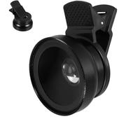 Levemolo Kit Objectifs Smartphone Super Angle et Macro Lentilles Durables et Légères Compatible la Plupart des Téléphones Mobiles Accessoire Photo Portable pour Voyage et Usage Quotidien