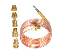 Levemolo Kit Thermocouple Gaz pour Cheminée et Chauffage Capteur Précis pour Contrôle Température Compatible Poêles et Fours de Remplacement Patio Heater Entretien Facile