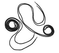 Levemolo Lacets Résistants Chaleur Étincelles, 2 Paires de Chaussures Robustes Noirs de 100cm pour Bottes de Travail pour Environnements de Soudage