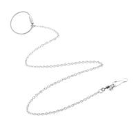 Levemolo Laisse de Dressage pour Oiseaux, Chaîne en Acier Inoxydable pour Patte de Perroquet, Accessoire Réglable Boucle Coulissante, pour Promenades en Plein Air