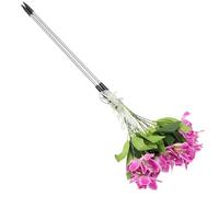 Levemolo Lampe Solaire Extérieure à 7 Têtes de Roses Rouges, Décoration de Jardin Étanche Effet Oscillant, Éclairage LED Écoénergétique pour Pelouse et Patio, Lampe Décorative Solaire