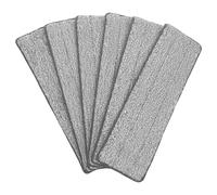 Levemolo Lingettes de Rechange pour Balai Plat 36x11 Cm en Microfibre Lavables, Réutilisables, 6 Pièces, pour Nettoyage Sols Durs et Parquets, Entretien Maison