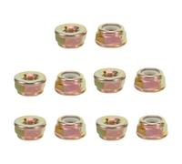 Levemolo Lot de 10 écrous pour tondeuse à gazon : M10 compatibles avec Filetage à gauche. Accessoires pour la tête d'engrenage, le carter de lame et les accessoires pour coupe-bordures et