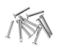 Levemolo Lot de 10 Goupilles de Chape en Acier Inoxydable Argenté M3x16 et M3x20, Facile à Installer Retirer, Adaptées pour Échafaudage et Équipements Mécaniques