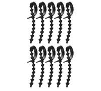 Levemolo Lot de 10 Sangles de Verrouillage en Caoutchouc Réglables pour Arbres de Jardin Tailles 24 CM et 58 CM Accessoires Flexibles pour Attaches de Branches D’Arbres Fruitiers et