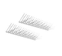 Levemolo Lot De 2 Bandes Anti-Oiseaux en Acier Inoxydable 50 Cm, Piques Pointues pour Balcon Et Fenêtre, Protection Pigeons Et Nuisibles, Solide Et Facile à Installer