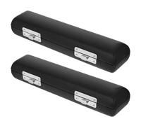 Levemolo Lot de 2 étuis portables pour flûte piccolo - Boîte de rangement pour flûte piccolo 16 trous - Protège l'instrument des dommages - Pour les spectacles en extérieur et les cours en