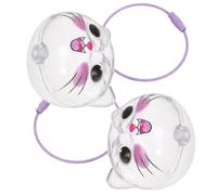 Levemolo Lot De 2 Porte-Clés Souvenirs pour Poils d'animaux Porte-Clés en Poils De Chat Coffre À Souvenirs pour Chats Rose