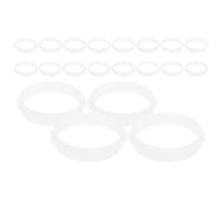 Levemolo Lot de 20 Anneaux de Tunnel pour Hamster, Connecteurs de Tubes Transparents en Plastique Haute Densité, Accessoires pour Cage de Petits Animaux, Installation Rapide pour Habitat