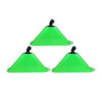 Levemolo Lot de 3 Buses d'Arrosage en Plastique Protection Coupe-Vent de Corne Buse à Jet Plat pour Irrigation et Nettoyage Extérieur Accessoires pour Arroseur de Jardin Diffuseur en