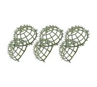 Levemolo Lot de 3 Supports en Plastique pour Topiaires Artificielles 10 CM Porte-Boules de Fleurs pour Décoration Mariage Jardin et Intérieur Support pour Plantes Artificielles