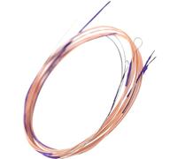 Levemolo Lot de 4 Cordes en Acier pour Pipa Chinois Cordes d'Entraînement Simples Remplacement Professionnel Ensemble Accessoires pour Luth Chinois Usage Apprentissage et Musique