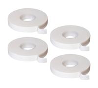 Levemolo Lot de 4 Rubans Adhésifs Blancs pour Doigts de Guzheng et Pipa, Respirants, Hypoallergéniques, 10 Mètres, Protection Flexible Pratique Musicale Jeu Professionnel