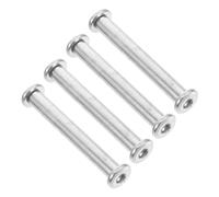 Levemolo Lot De 4 Vis De Fixation, Écrous Cylindriques, Tiges, Leviers, Douilles, Attaches De Clôture, Vis De Poteau, Adaptateur pour Mât De Parasol
