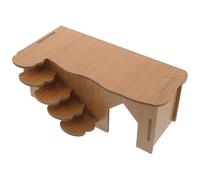 Levemolo Maison de Cachette pour Hamsters avec Échelle Escalade, Design Multichambres en Panneau de Densité, Robuste et Adapté aux Petits Animaux pour Jouer et Se Reposer