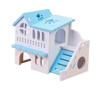 Levemolo Maison Hamster Double Villa pour Sensoriel et Enrichissement Cage Animaux Petits Jouets Éducatifs