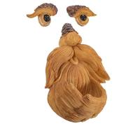 Levemolo Mangeoire à Oiseaux Visage Arbre Décor Jardin Extérieur Statue Visage Vieil Homme Sculpture Originale pour Jardin et Terrasse