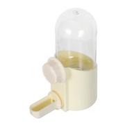 Levemolo Mangeoire Automatique pour Cage à Oiseaux Abreuvoir Automatique Faloir à Eau Bouteille d'eau des Oiseaux Dispositif De Consommation d'oiseaux Beige