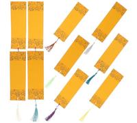 Levemolo Marque-pages à faire soi-même en papier graffiti, lot de 1, avec pompon, surface vierge, trou de suspension, pour cérémonies et loisirs créatifs