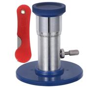 Levemolo Microtome à Main pour Plantes en Métal Argenté, Outil de Sectionnement Précis pour Échantillons Végétaux, pour Expériences Scolaires de Biologie et Apprentissage Pratique