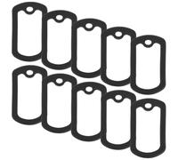Levemolo Military Silicone Dog Tag Covers 10pcs Protective Covers for Dog Tags Lightweight Daily Use