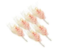 Levemolo Mini Bouquets de Fleurs Séchées Naturelles de Décoration Maison et Vase Éternel pour Mariage Fêtes Bureau
