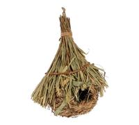 Levemolo Nid D'oiseau en Paille Maison d'oiseaux Mousse Volet Tissage d'herbe Lit D'oiseau Artisanat Accessoires Oiseaux Oiseau Tissé De Jardin Maison des Oiseaux Pendaison