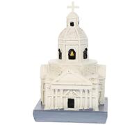 Levemolo Ornement de Cathédrale en Résine, Modèle de Église Décoratif | Décoration de Bureau, Accessoire Créatif pour Maison et École, Détails Fins, Usage Ludique