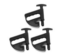 Levemolo Outil de Démontage du Moyeu de Roue 3pcs en Plastique Noir pour Changement de Pneus Auto, Design Ergonomique, pour Maintenance et Réparation en Garage